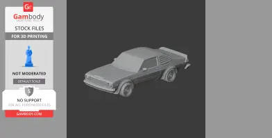 Dodge Aspen - Scale Vehicle STL