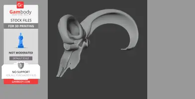 Urial Skull - Skull Replica STL