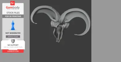 Urial Skull - Skull Replica STL