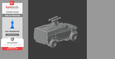 Novator (light armoured vehicle) - Tank Model STL