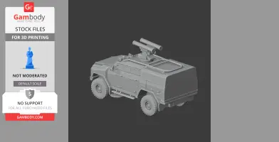 Novator (light armoured vehicle) - Tank Model STL