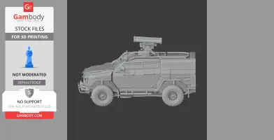 Novator (light armoured vehicle) - Tank Model STL