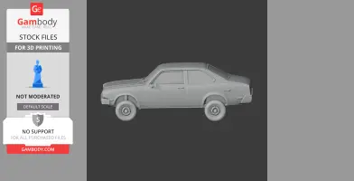 Dodge Colt - Scale Vehicle STL