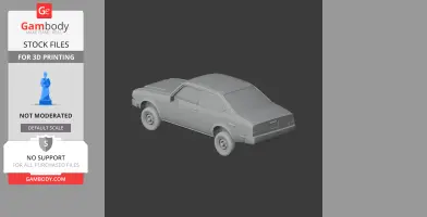 Dodge Colt - Scale Vehicle STL
