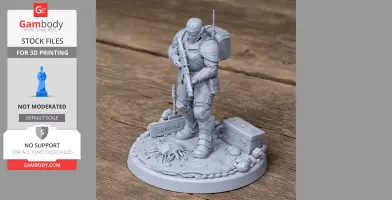 Helldiver Helldivers 2 - Character Figure STL