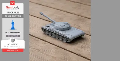 Obiekt 140 - Tank Model STL