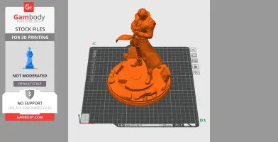 Neon Green - Neon White - Character Figure STL