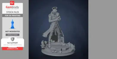 Neon Green - Neon White - Character Figure STL