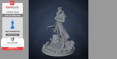 Neon Green - Neon White - Character Figure STL