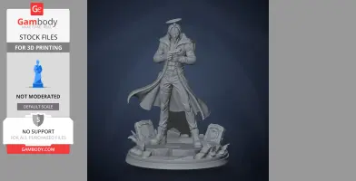 Neon Green - Neon White - Character Figure STL
