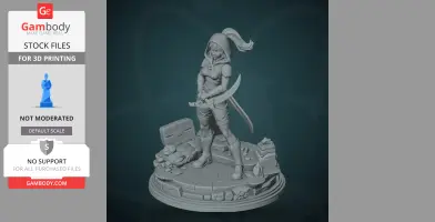 Serai - Sea of Stars - Character Figure STL