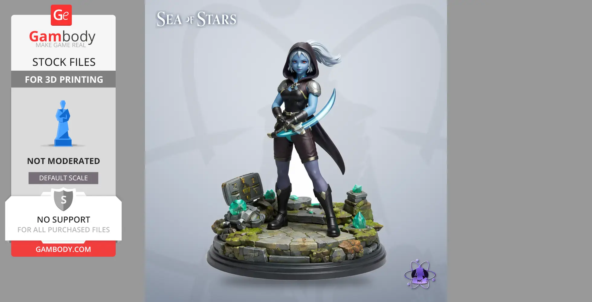 Serai - Sea of Stars - Character Figure STL