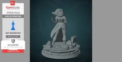 Serai - Sea of Stars - Character Figure STL
