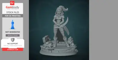 Serai - Sea of Stars - Character Figure STL