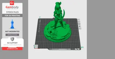 Serai - Sea of Stars - Character Figure STL
