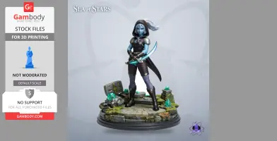 Serai - Sea of Stars - Character Figure STL