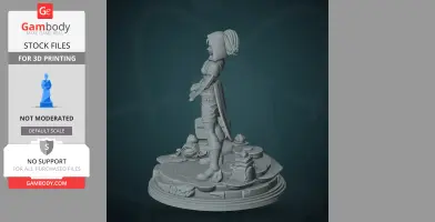 Serai - Sea of Stars - Character Figure STL