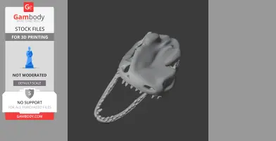 Tyrannotitan Skull - Skull Replica STL
