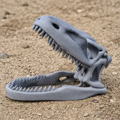 Tyrannotitan Skull - Skull Replica STL