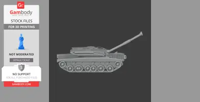 Obiekt 187 - Tank Model STL