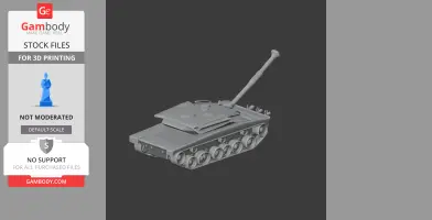 Obiekt 187 - Tank Model STL