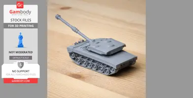 Obiekt 187 - Tank Model STL