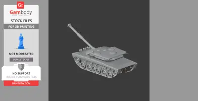 Obiekt 187 - Tank Model STL