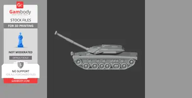 Obiekt 187 - Tank Model STL
