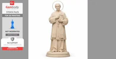 Saint Arcangelo Tadini - Devotional Statue - STL 3D Print
