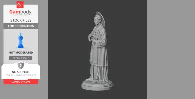 Saint Arcangelo Tadini - Devotional Statue - STL 3D Print