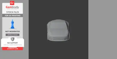 Dodge Demon (concept car) - Scale Vehicle STL
