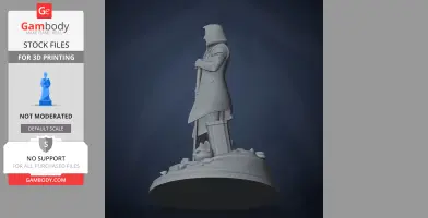White - Neon White - Character Figure STL
