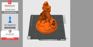 White - Neon White - Character Figure STL