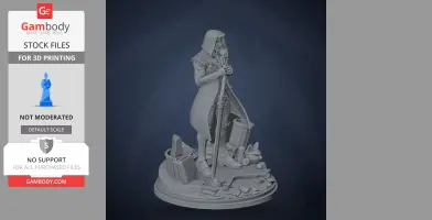 White - Neon White - Character Figure STL