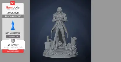 White - Neon White - Character Figure STL