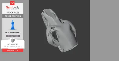Ursus spelaeus (Cave Bear) Skull - Skull Replica STL