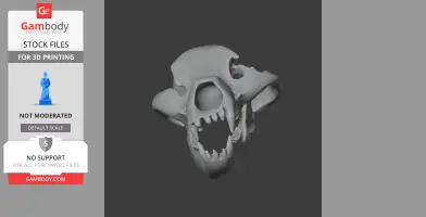 Ursus spelaeus (Cave Bear) Skull - Skull Replica STL