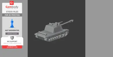 Obiekt 268 - Tank Model STL