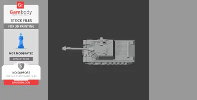 Obiekt 268 - Tank Model STL