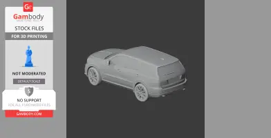 Dodge Durango - Scale Vehicle STL