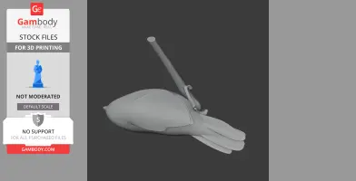 Bangwa forest warbler - Prehistoric Animal STL