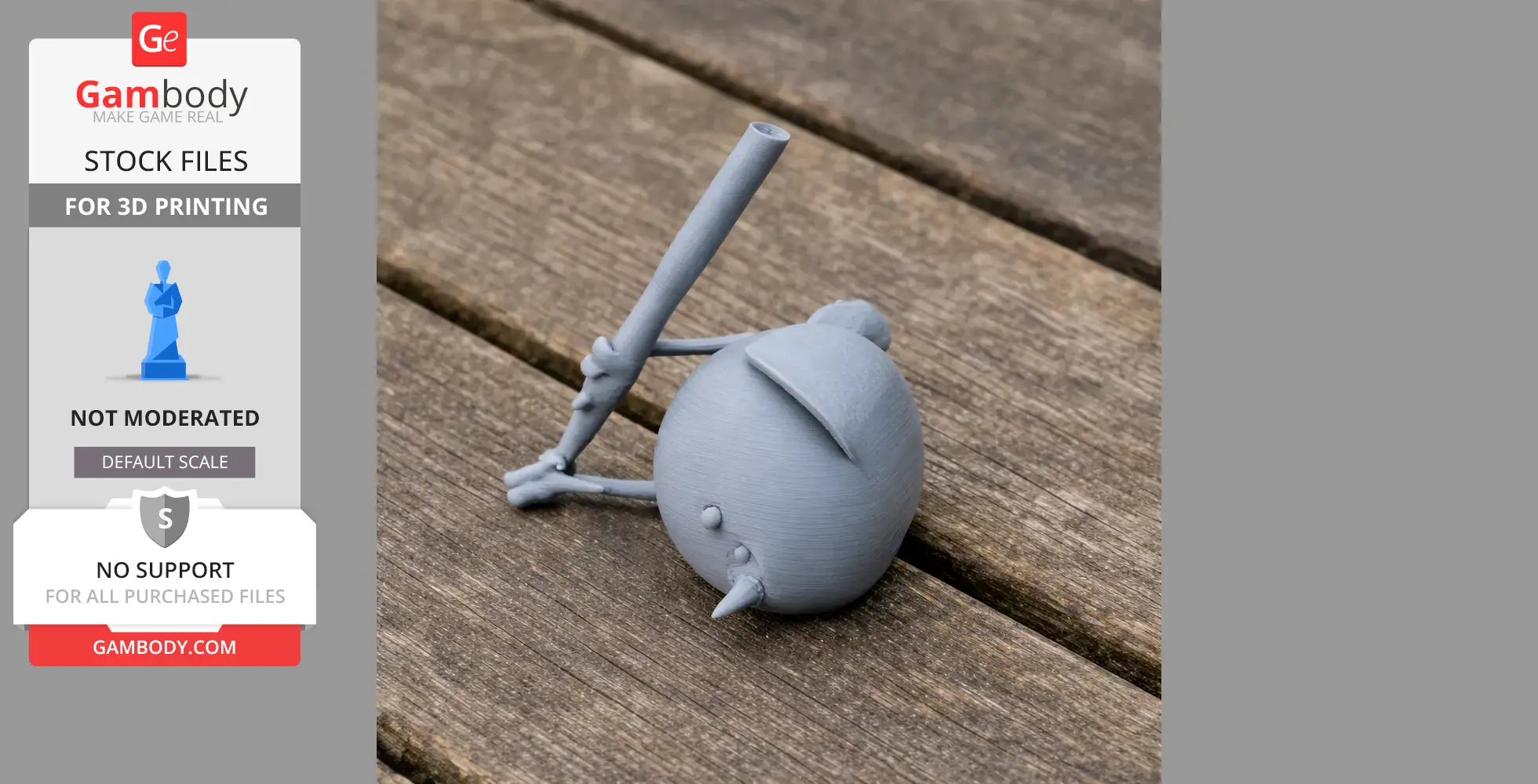 Bangwa forest warbler - Prehistoric Animal STL