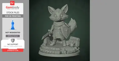 The Fox - Tunic - Character Figure STL