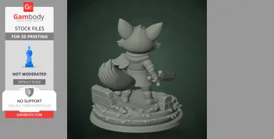 The Fox - Tunic - Character Figure STL