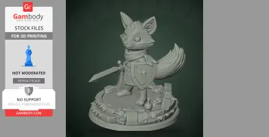The Fox - Tunic - Character Figure STL