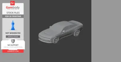 Dodge EV - Scale Vehicle STL