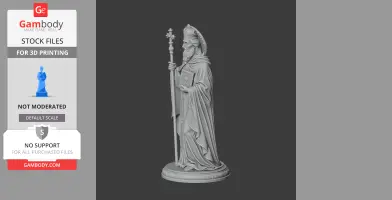 Saint Arethas (martyr) - Devotional Statue - STL 3D Print
