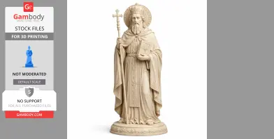 Saint Arethas (martyr) - Devotional Statue - STL 3D Print