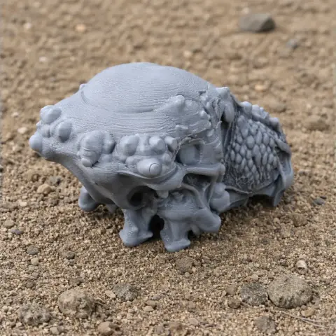 Vectisaurus Skull - Skull Replica STL