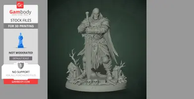 Leper - Darkest Dungeon II - Character Figure STL